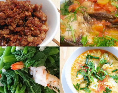 Thực đơn cơm chiều: 4 món dễ chế biến