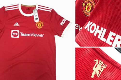 CĐV khó chịu với áo đấu sân nhà của Man United ở mùa 2021/22