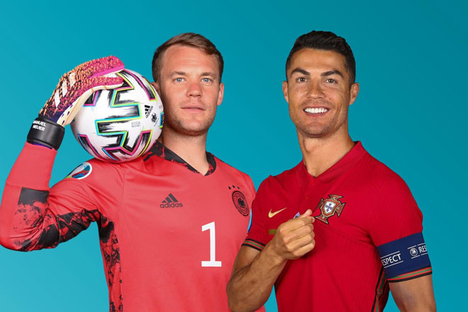 Lịch phát sóng EURO 2020 đêm 19, rạng sáng 20/6: Đại chiến Bồ Đào Nha - Đức