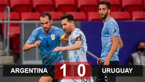 Kết quả Argentina vs Uruguay: Messi lại tỏa sáng, Argentina có 3 điểm đầu tiên