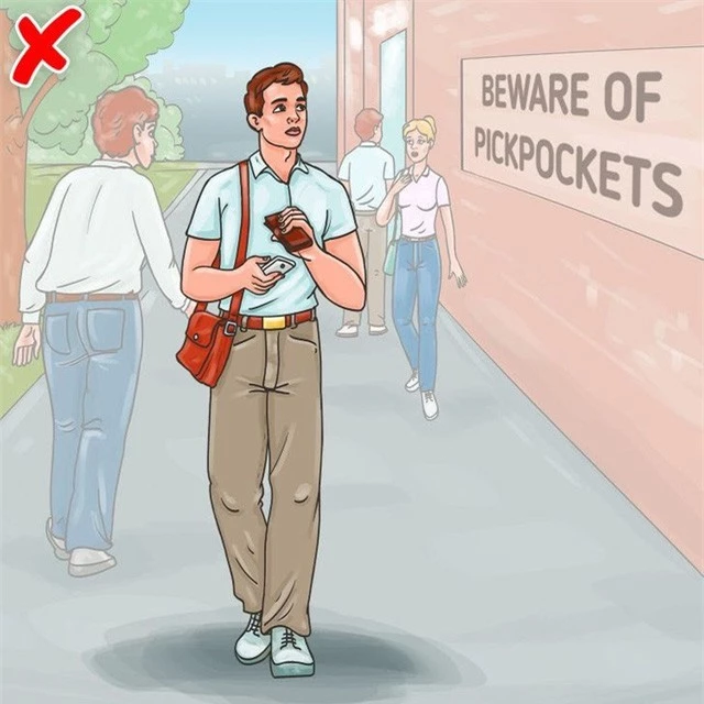 10 mẹo hay để bảo vệ tài sản của bạn khỏi kẻ móc túi - Ảnh 6.