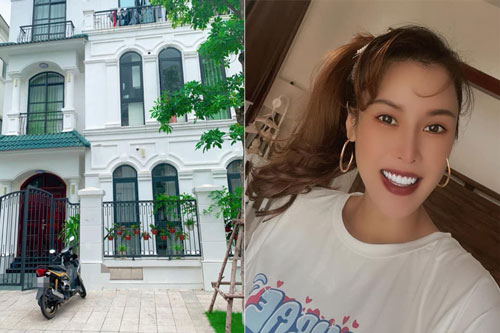 Quế Vân dọn về biệt thự mới khang trang trước khi sinh con thứ 3
