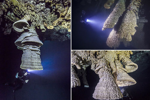 Khám phá hang thạch nhũ hình chuông “siêu độc” ở Mexico