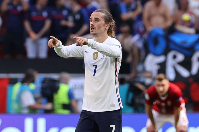 Griezmann có cơ hội lật đổ Ronaldo trong lịch sử EURO