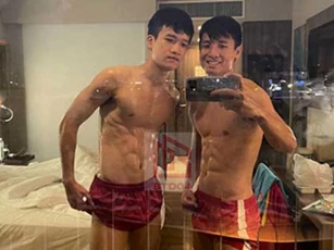 Tiến Dũng, Hoàng Đức, Văn Thanh khiến chị em ‘đứng hình’ với cơ bụng 6 múi