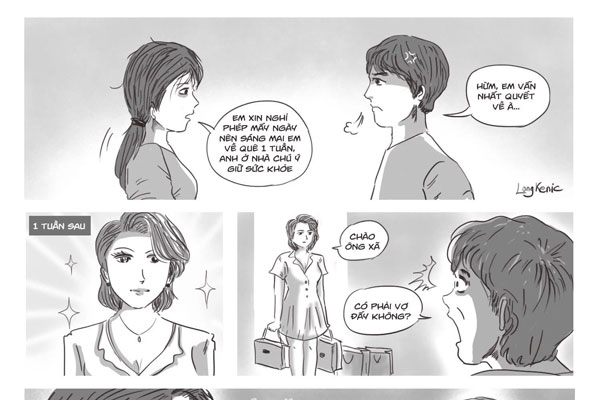 Vợ về ngoại chơi một tuần, ngày cô ấy trở lại, tôi đờ người nhìn bộ dạng lạ lẫm của vợ, càng tê tái vì câu nói sau đó
