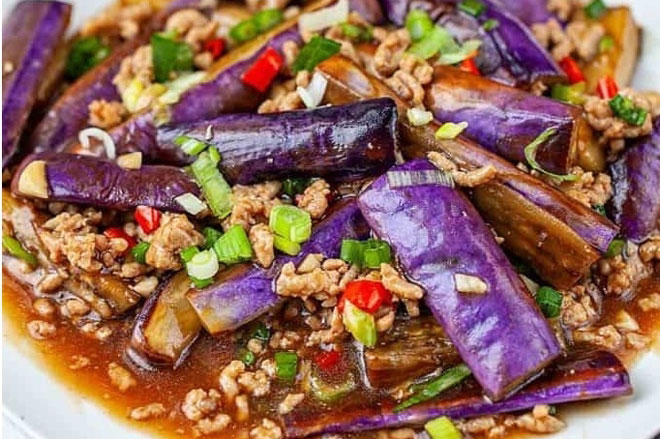 Hướng dẫn chế biến món cà tím xào thịt bằm