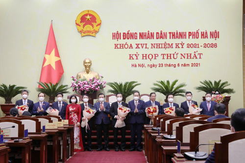 Kiện toàn nhân sự chủ chốt thành phố Hà Nội nhiệm kỳ 2021 - 2026