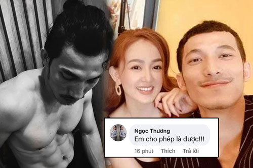 Liên Bỉnh Phát "xin phép cộng đồng mạng" khoe body, bạn gái tin đồn liền vào "đánh dấu chủ quyền"