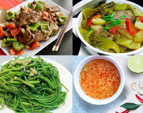 Thực đơn cơm chiều: 3 món bổ dưỡng