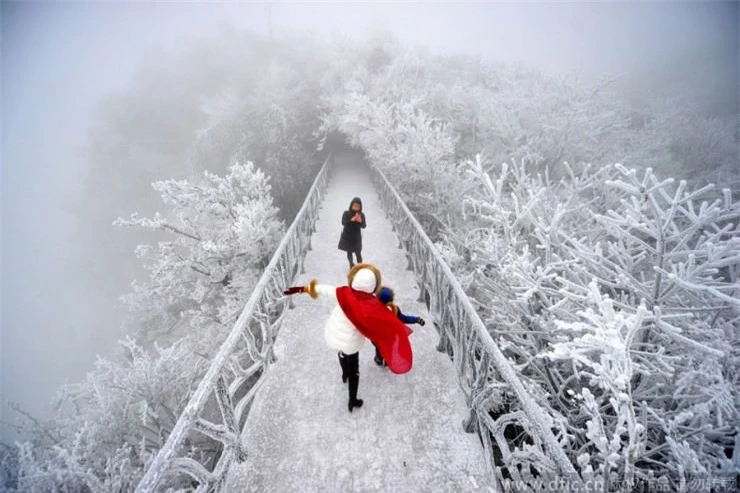 Sợ đứng tim trên cây cầu rùng rợn nhất Trung Quốc 5