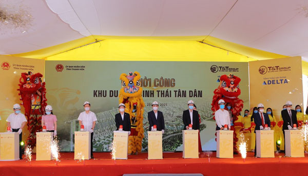 Tập đoàn T&T khởi công khu sinh thái hơn 3.600 tỷ đồng tại Thanh Hóa