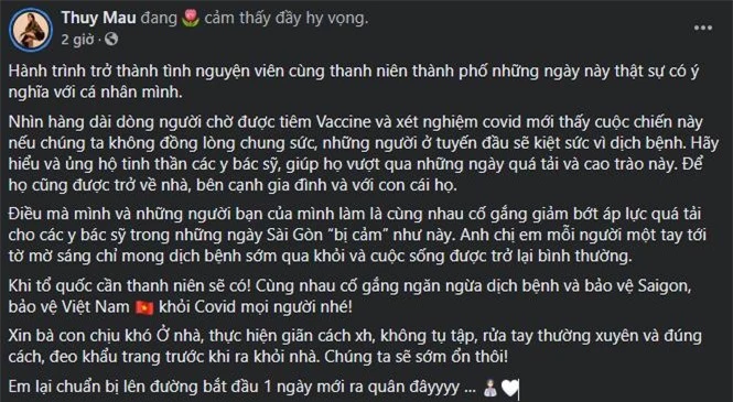 Mâu Thủy cùng dàn Hoa hậu, Á hậu gây xúc động với hành động ý nghĩa giữa mùa dịch - Ảnh 1.