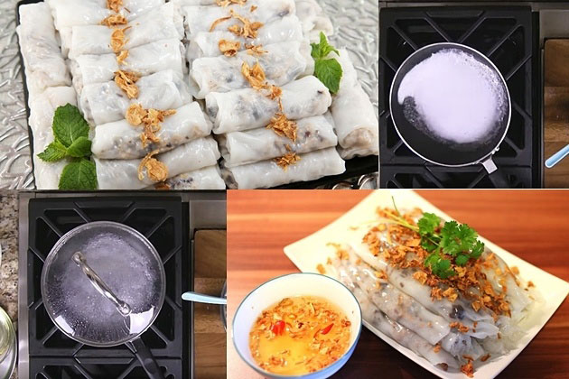 Tự làm bánh cuốn bằng chảo ngay tại nhà thơm ngon, bổ dưỡng rẻ tiền