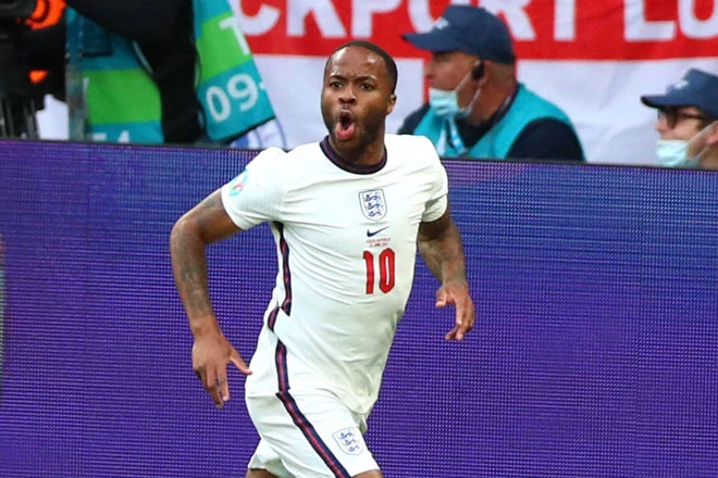 Tiền đạo: Raheem Sterling (Anh).