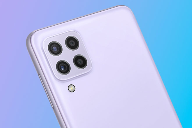 Samsung Galaxy A22 với RAM 6 GB, pin 5.000 mAh, màn hình 90Hz, giá 5,89 triệu tại Việt Nam