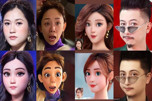 Dàn sao Việt thử sức hóa thân thành nhân vật hoạt hình: Tóc Tiên tự biếm họa, trong khi Midu hóa 'thần tiên tỉ tỉ'