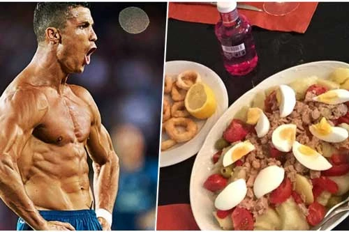 Cristiano Ronaldo có chế độ ăn uống rất nghiêm ngặt.