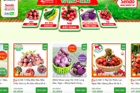 Kênh online rộng thêm 'lối ra' cho nông sản