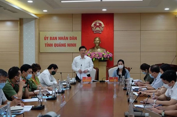 Đoàn kiểm tra của Ban chỉ đạo cấp quốc gia Kỳ thi tốt nghiệp THPT năm 2021 làm việc với Ban Chỉ đạo thi tỉnh Quảng Ninh. 