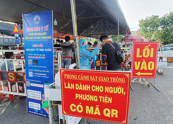 Đà Nẵng: Bổ sung nhân lực, giảm áp lực công việc tại các chốt kiểm soát dịch 