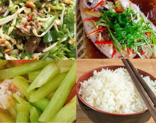 Thực đơn cơm chiều: 3 món thanh mát