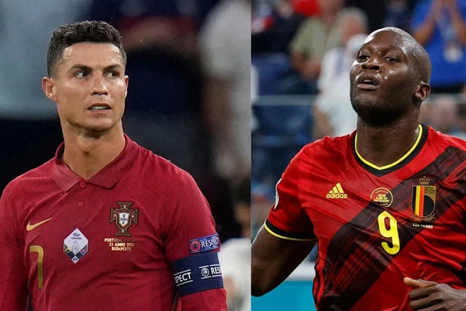 Màn so tài giữa Ronaldo với Lukaku (phải) được nhiều người chờ đợi.