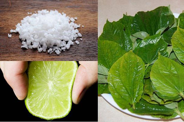 Thổi bay mụn chỉ bằng 1 nắm lá lốt