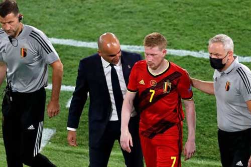 De Bruyne và Hazard cùng chấn thương, Bỉ trả giá đắt cho trận thắng Bồ Đào Nha