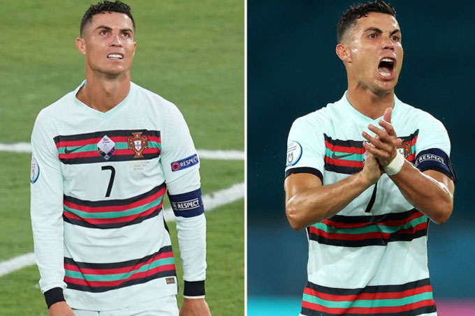 Ronaldo thay áo nhưng không đổi vận, ném băng đội trưởng và bị chê ăn vạ