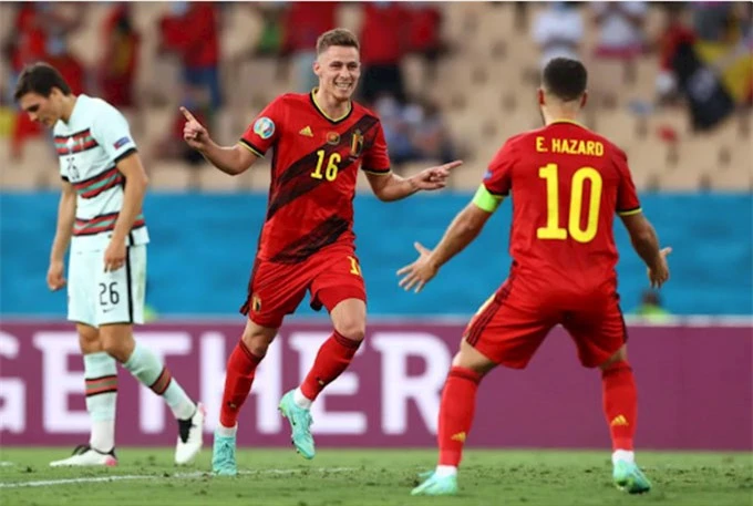 Anh em nhà Hazard thi đấu đầy ấn tượng ở trận Bỉ vs Bồ Đào Nha