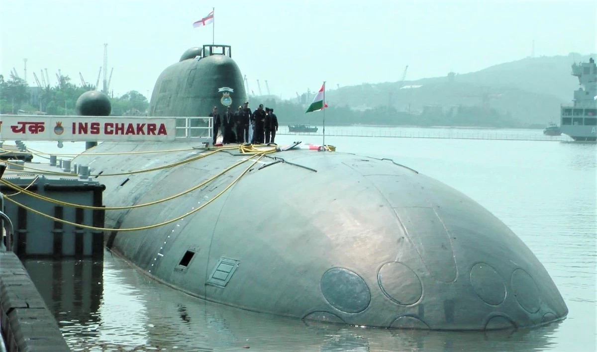 Tàu ngầm INS Chakra của Hải quân Ấn Độ; Nguồn: eurasiantimes.com