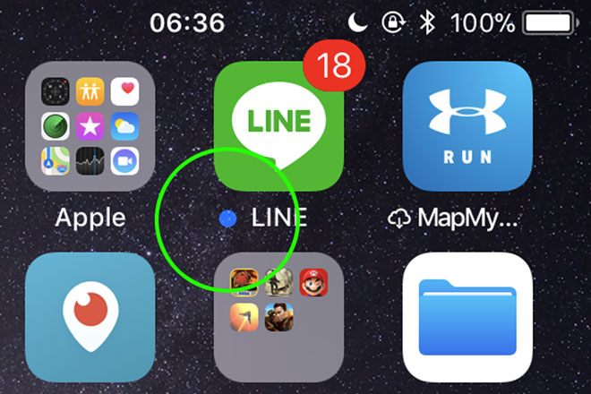 Chấm xanh trên màn hình iPhone có ý nghĩa gì?