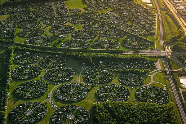 Khu đô thị “Ngoài hành tinh” của Đan Mạch nhìn từ trên cao