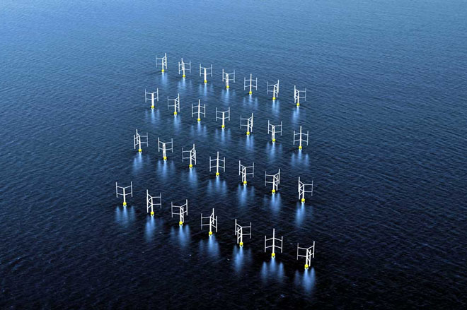 Giải pháp kỹ thuật mới sản xuất điện từ gió và thủy triều