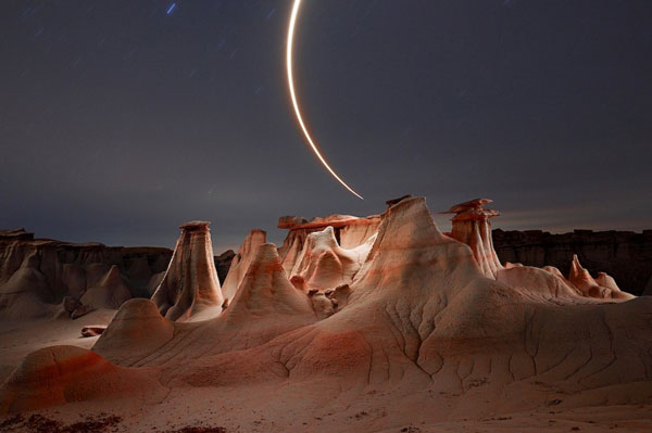 Trái đất trông như một hành tinh khác lạ khi được chụp bằng máy bay không người lái