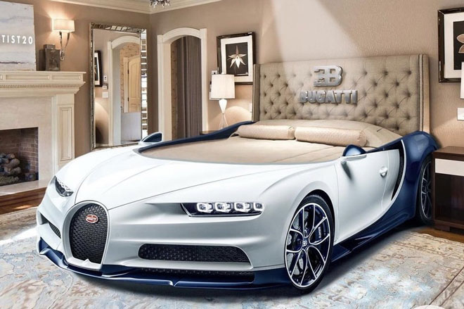 Bugatti Chiron phiên bản giường ngủ xa hoa bậc nhất thế giới