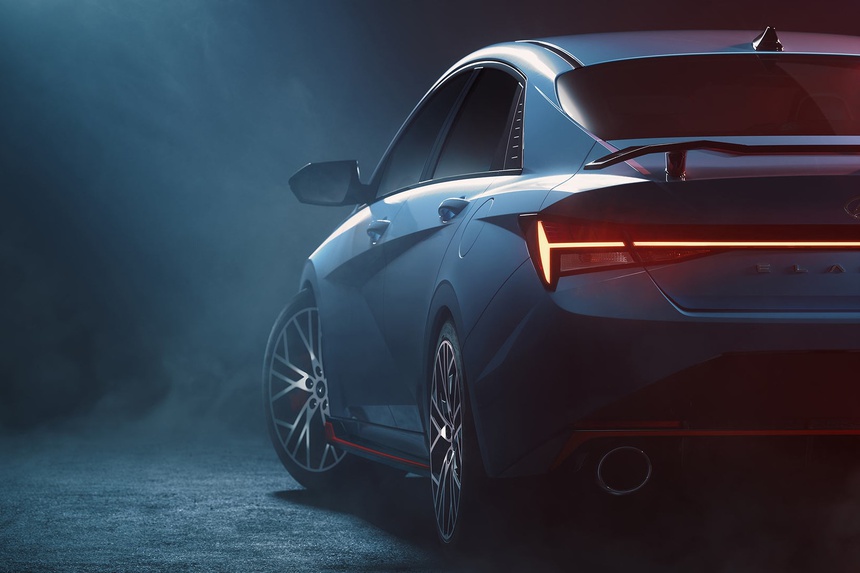 Lộ hình ảnh Hyundai Elantra phiên bản hiệu suất cao sắp ra mắt