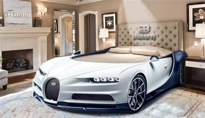 Bugatti Chiron phiên bản giường ngủ xa hoa bậc nhất thế giới - 1