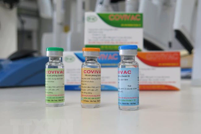 Vaccine COVIVAC do Việt Nam nghiên cứu và sản xuất. (Ảnh: TTXVN)