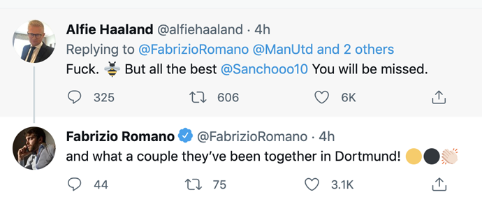 Bố Haaland văng tục khi Dortmund bán Sancho cho Man United