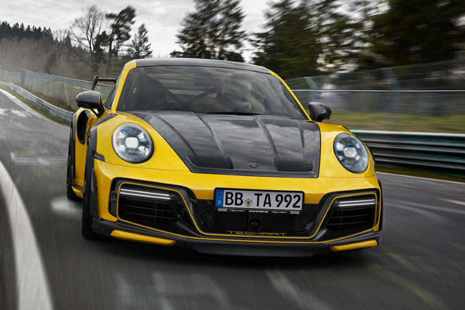 Porsche 911 Turbo S tăng sức mạnh lên đến 800 mã lực nhờ gói độ của TechArt