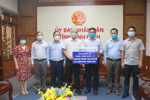 Công ty Phú Tài ủng hộ nguồn lực cho tỉnh Bình Định phòng chống Covid-19