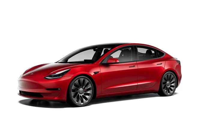 7. Tesla Model 3 2021 (giá khởi điểm: 39.490 USD).