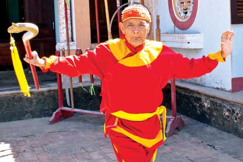 Tuyệt chiêu “độc xà thám nguyệt” của võ Việt