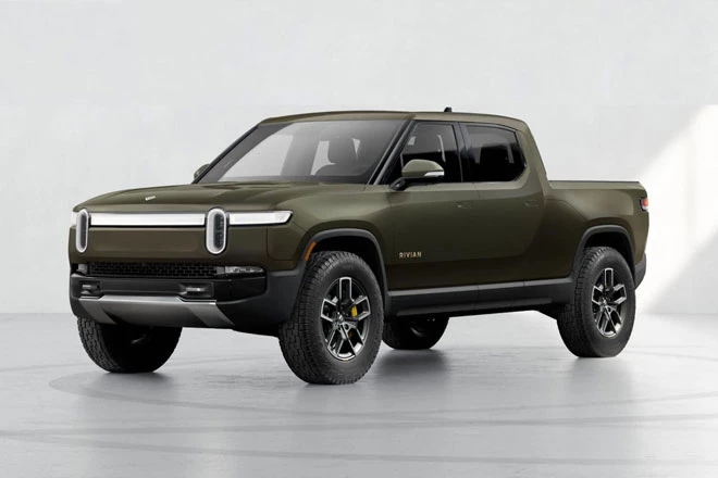 7. Rivian R1T Launch Edition (phạm vi hoạt động/lần sạc: 483 km).