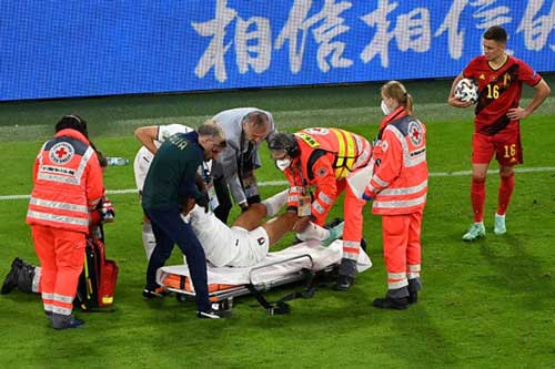 Spinazzola chấn thương nặng, Italia trả giá đắt cho chiến thắng trước Bỉ