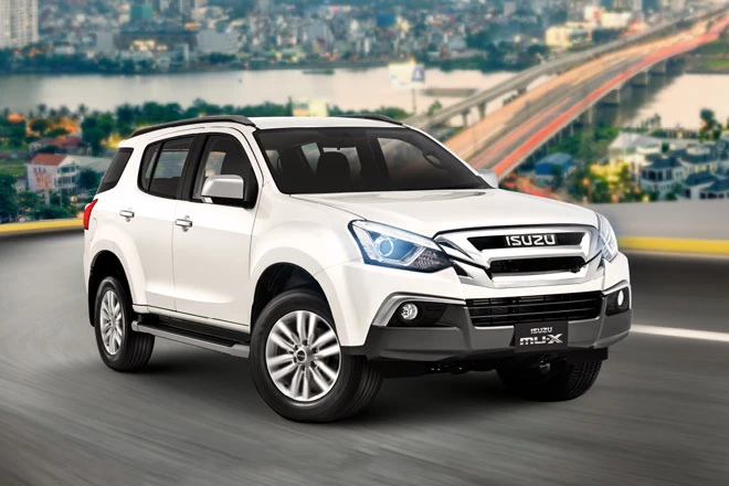 Isuzu mu-X phiên bản B7 Plus.