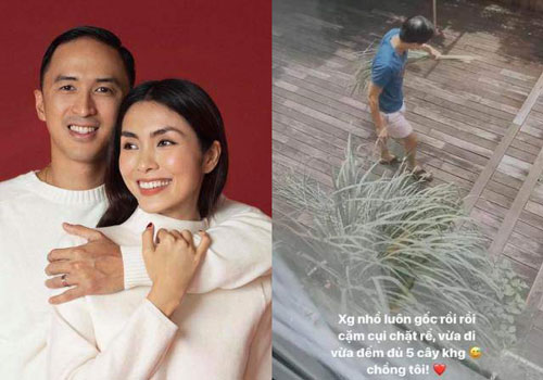 Chồng Tăng Thanh Hà chuẩn "ông xã người ta": Ra đường là đại gia, về nhà xắn tay phụ vợ