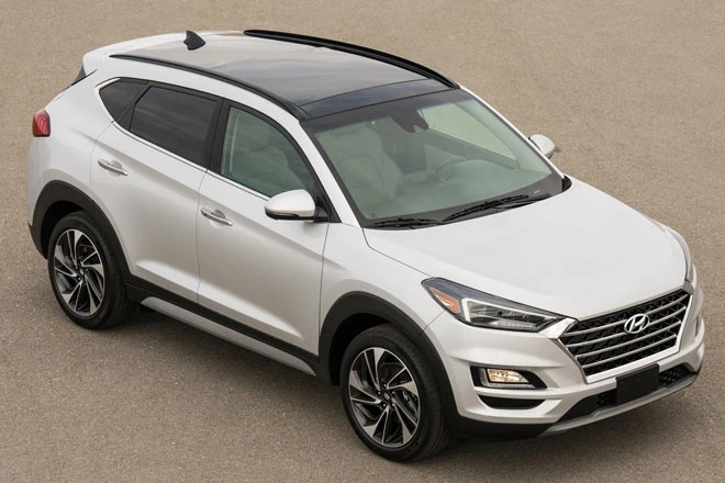 10. Hyundai Tucson 2021 (dung tích khoang hành lý khi gập hàng ghế sau: 1.753 lít).